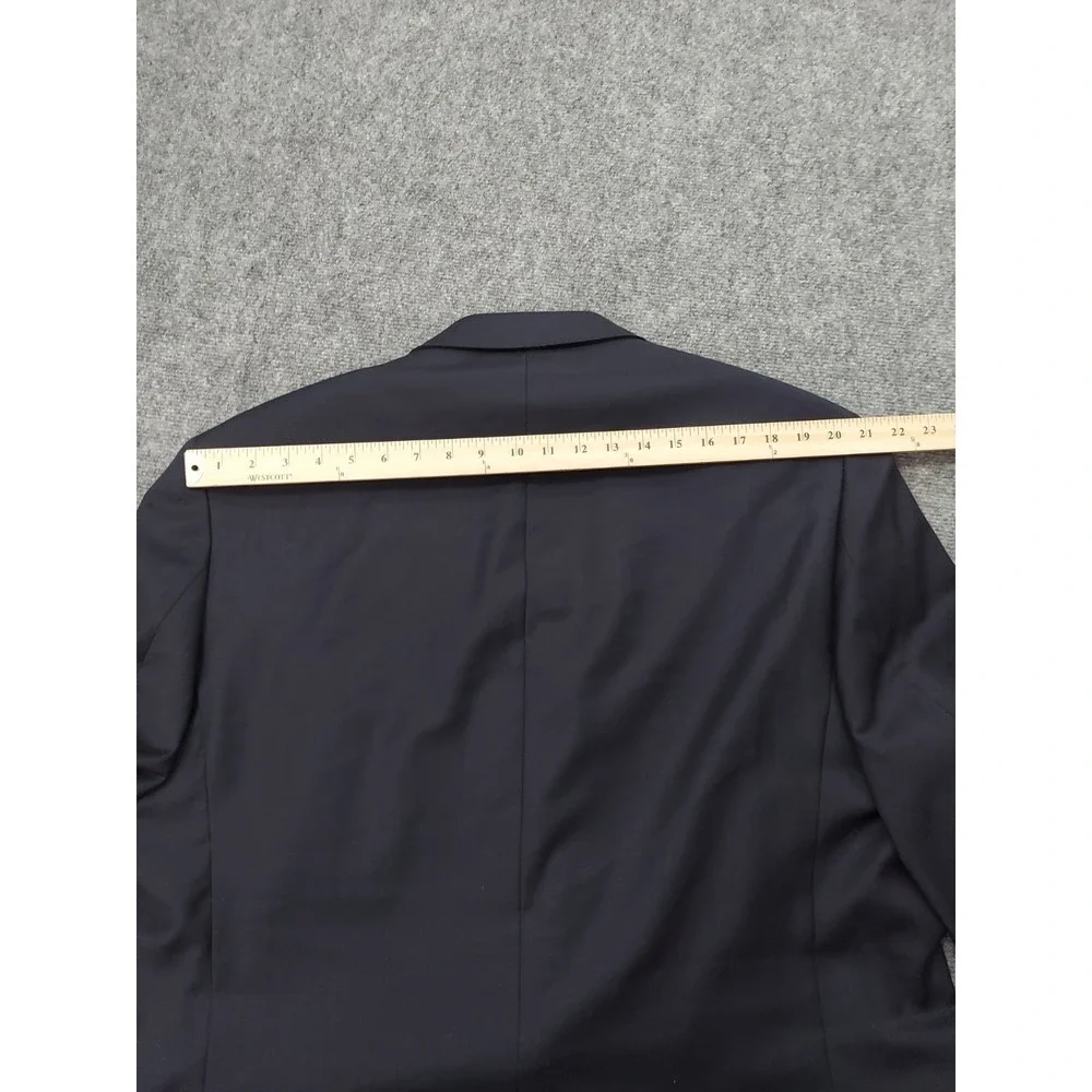 RALPH LAUREN Blazer Jacket Mens 50 R Blue Wool SLIM Sportcoat Business Career